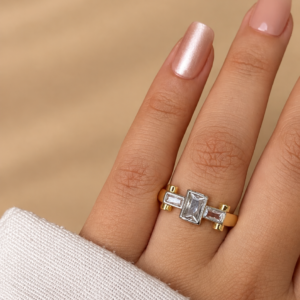 Crystal Trio Ring