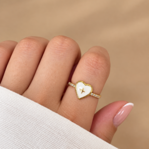 Starlit Heart Ring
